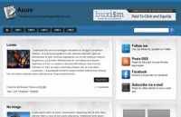 Azure-blue-blogger-template
