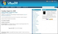 Free xml blogger blogspot template vista download