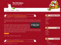 Red-christmas-blogger-template